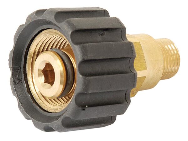 Pressure Washer Adaptor M22 knurled thumb nut x 1/4''BSP male