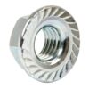 Flangemøtrik (mm), Størrelse: M10x1.50mm (DIN 6923) Metric Coarse
