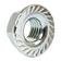 Flangemøtrik (mm), Størrelse: M10x1.50mm (DIN 6923) Metric Coarse