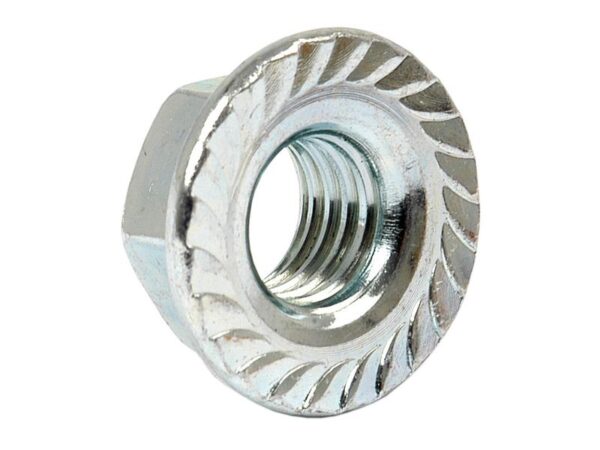 Flangemøtrik (mm), Størrelse: M10x1.50mm (DIN 6923) Metric Coarse