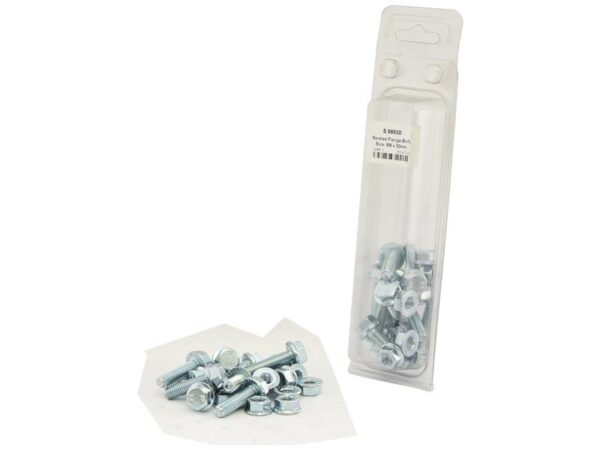 Flangebolt, Størrelse: M8x30mm