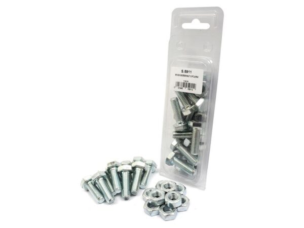 Bolt, M10x30mm (DIN 933, DIN 934) Trækstyrke: 8.8.