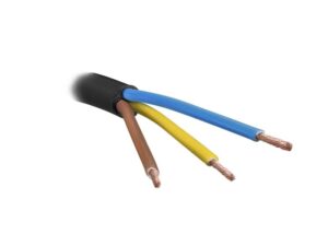 Kabel 3x1.5mm² (50m) Sort