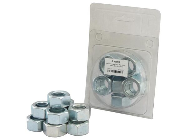 Møtrik, Størrelse: M22x2.50mm (DIN 934) Metric Coarse