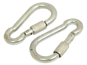 Karbinhage m/lås, Krog Ø mm10mm x 100mm