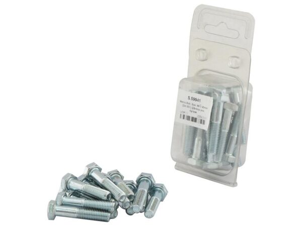 Bolt, Størrelse: M8x40mm (DIN 931) 15 stk. Agripak