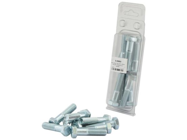 Bolt, Størrelse: M12x50mm (DIN 931) 10 stk. Agripak