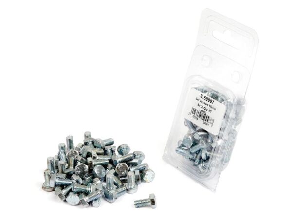 Bolt, Størrelse: M6x12mm (DIN 933) Trækstyrke: 8.8.