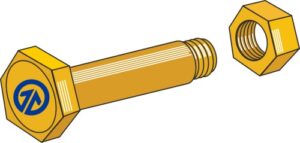 600-bnc-5000 Bolt m. låsemøtrik