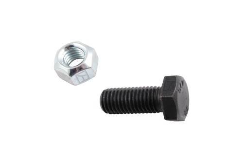 Bolt M12x1,75x30 m. låsemøtrik