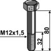 Bolt M12x1,5x80 - 10.9