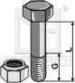 Bolt M14x2x120 m. låsemøtrik