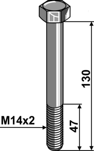 Skrue M14x130 - 10.9