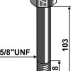 Bolt 5/8''UNFx103 - 8.8