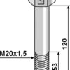 Bolt M20x1,5x120 - 10.9