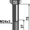 Skrue M24x3x75 - 10.9