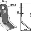Y-kniv 130x50mm