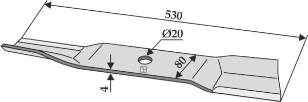 Kniv 530mm