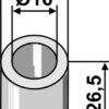 Bøsning 25,6xØ16xØ24