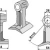 Hammerslagle 54x33mm