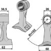 Hammerslagle 62x38,5mm