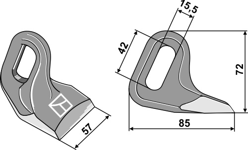 Hammerslagle 57mm