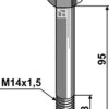 Bolt - M14x1,5 - 10.9