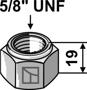 Låsemøtrik 5/8''UNF