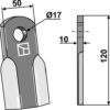 Kniv 120x50mm