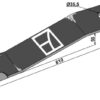 Kniv 610mm - venstre