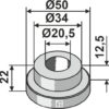 Bøsning 22xØ20,5xØ50