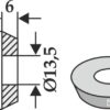 Skive Ø35x6xØ13,5