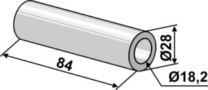 Bøsning 84xØ18,2xØ28