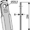 Kniv 230x60mm