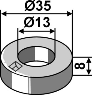 63-fei-19 Skive Ø35x8xØ13