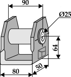 Hammerslagle 80x90mm