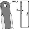 Kniv 150x60mm - ny model