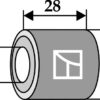 Bøsning 28xØ16,5xØ25