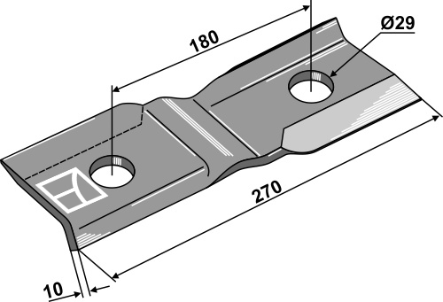 Kniv 270mm