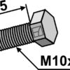 Skrue M10x35