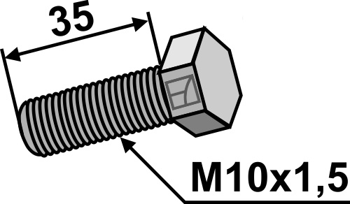 Skrue M10x35