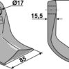 Kniv 113x85mm