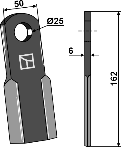 Slagle RC162x50mm