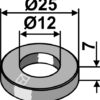 Bøsning 7xØ12xØ25