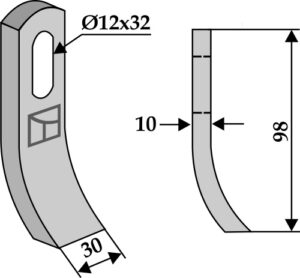 Slagle 98x30mm