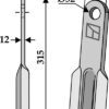 Slagle 315x75mm