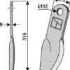 Slagle 318x90mm