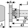 Knivbolt M16x1,5x43 - 12.9 m. kronmøtrik