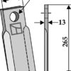 Kniv 265x80mm