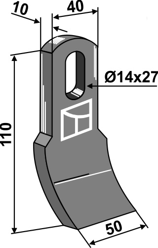 Slagle 110x40mm